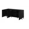 Cama Meble NOVA lipasto 155x40x72 cm, musta matta