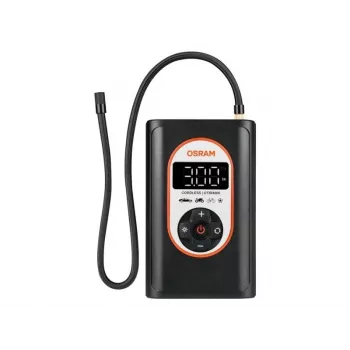 Renkaantäyttölaite Ledvance O4062172306294 — 12V ladattava kompressori, 8,3 bar, digitaalinen näyttö