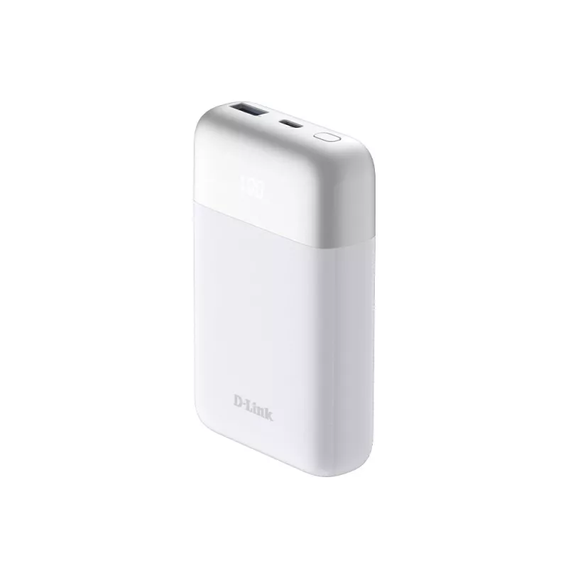 D-Link 10000mAh varavirtalähde, 10000 mAh, valkoinen