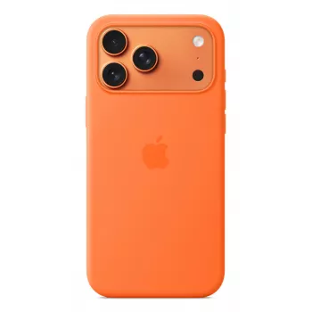 Apple iPhone 17 Pro Max silikonikotelo MagSafe-yhteensopiva oranssi