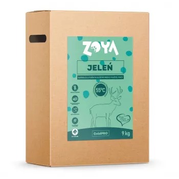 Kuivaruoka koirille ZOYA ColdPRO hirvi 9 kg — ylläpito aikuisille koirille, yhden proteiininlähde hirvi, 26 % proteiinia, 9,5 % rasvaa