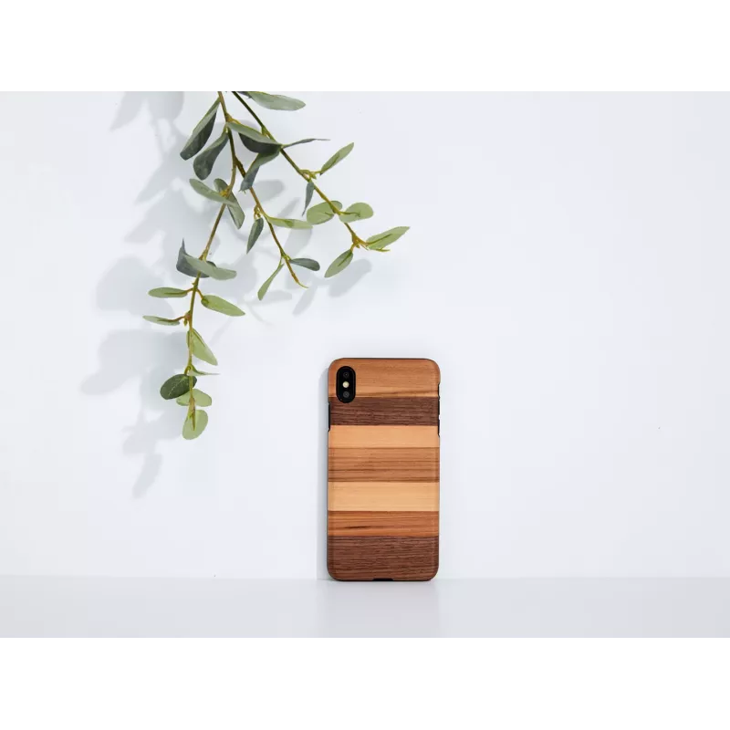 Älypuhelinkotelo man and wood iPhone XS Max — musta