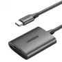 Kortinlukija UGREEN CM401 USB-C 5 Gb/s, alumiinikotelo, MMCmicro, USB 3.2 Gen 1 Type-C