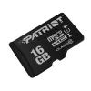 MicroSDHC-muistikortti PATRIOT PSF16GMDC10 — 16 GB, Class 10, UHS-I (U1), 80 MB/s, musta