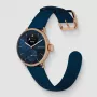 Withings ScanWatch 2 -kello EKG:llä, sykkeellä, SpO2:lla, aktiivisuuden ja unen seurannalla (38 mm, sininen ruusukulta)