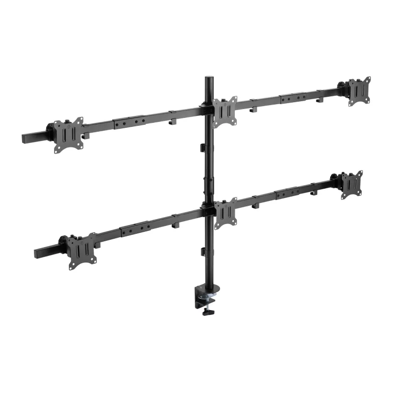 LCD-teline SBOX LCD-352/6-2 17–32 tuuman näytöille, 7×7 kg, VESA 100×100