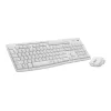 Logitech MK295 Silent - näppäimistö-hiiri-sarja - langaton - 2,4 GHz - italialainen - cremevalkoinen