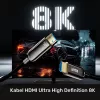UNITEK C11086GY01-5M HDMI-kaapeli HDMI Type-A (standard) musta, harmaa