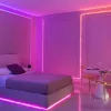 LED-valosarja Twinkly TWD200STP-TEU monivärinen sisänauha, 5 cm väli, IP20, läpinäkyvä kaapeli