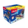 VILEDA Wischmopp Ultramax XL Box — pestävä mikrofiber-360°-kiertopää, taitettava, koville lattioille
