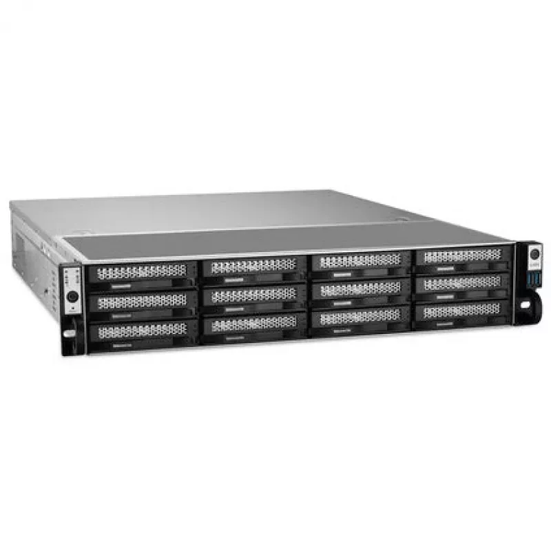 TerraMaster U12-500 Plus NAS rack (2U) Intel® Core™ i7 16 GB DDR5 0 TB harmaa