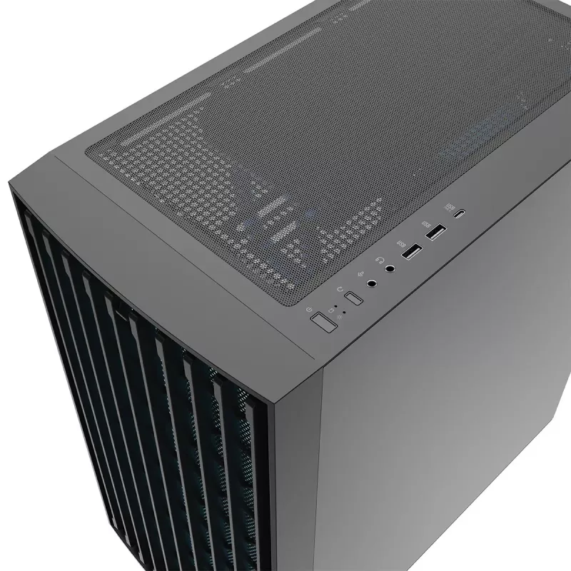 MODECOM BREEZE ARGB Flow MIDI USB 3.0 X 2 USB-C PC-kotelo