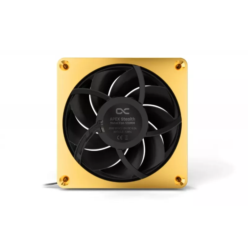 Tuuletinmoduuli Alphacool 13854 muovi musta kulta 12V 320g
