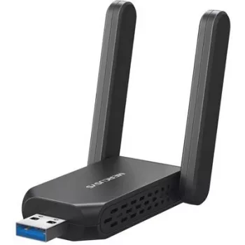 Wi-Fi USB -sovitin MERCUSYS MA72XH AX1800 high gain -antenneilla, USB-A Plug and Play