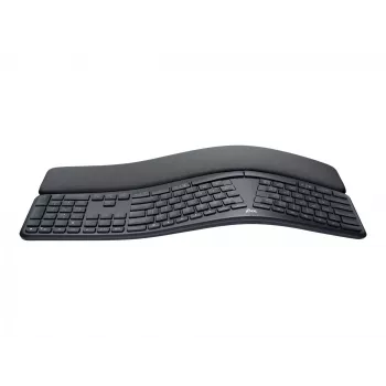 Logitech ERGO K860 - näppäimistö - langaton - 2,4 GHz, Bluetooth 5.0 - QWERTY - espanjalainen - grafiitti