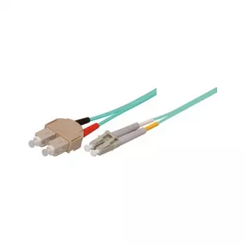 Patchkaapeli LWL Duplex OM3 (Multimode, 50/125) LC/SC, LSZH, käännettävä polariteetti, 3 m, Good Connections®