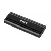 SSD-kotelo IBOX HD-07 1x M.2-asemalle, USB 3.2 Gen 2 (10 Gbit/s), USB-C, musta