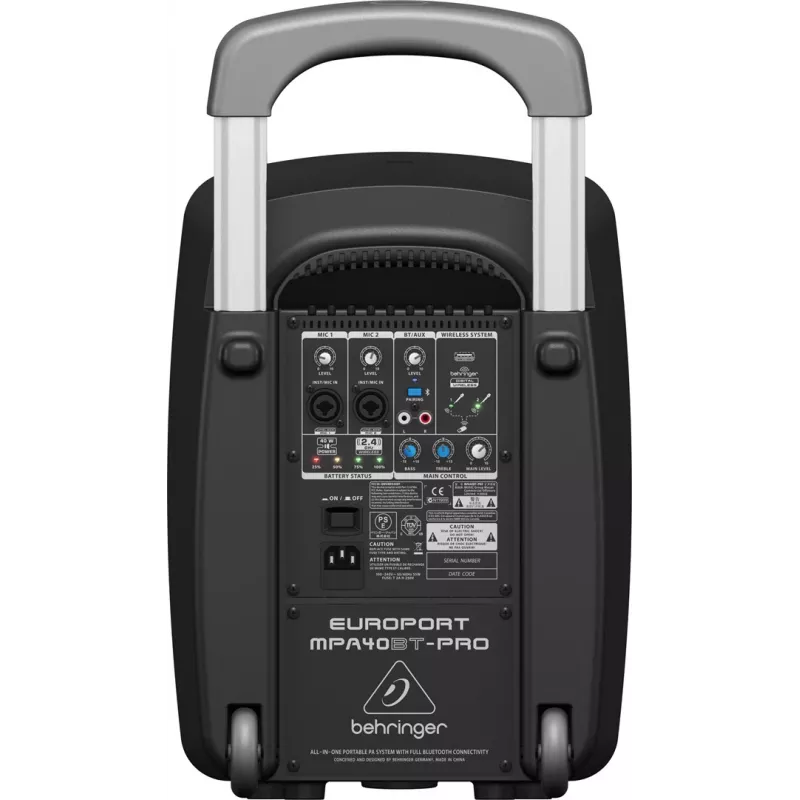 2-tiekaiutin Behringer Europort MPA40BT-PRO 40W