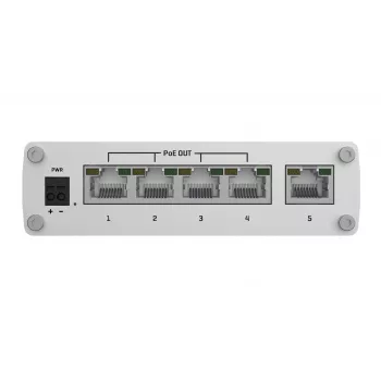 Teltonika TSW101 kytkin 5xGbE Ethernet 4xPoE+