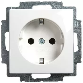 BUSCH JAEGER BJ 20 EUC-914 BULK irtopakkaus 100 kpl SCHUKO® pistorasiaosat Busch-balanc