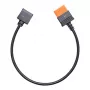 Virtakaapeli DJI-kameroille ja akuille CP.DY.00000045.02, 0,4 m, yhteensopiva Mavic 3, Air 3, Power 500/1000 kanssa, musta/oranssi