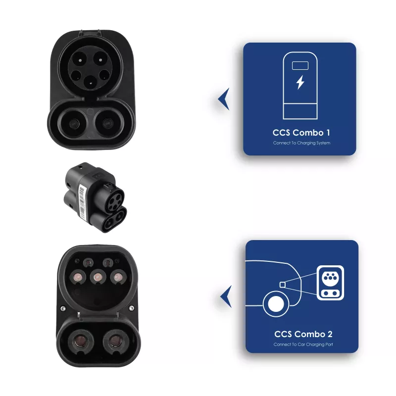 Akyga AK-SC-E11 sähköauton latausadapteri CCS1 / CCS2 Compact 150A