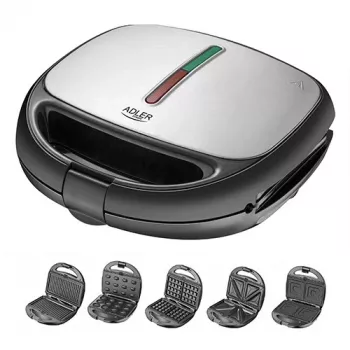Adler AD 3040 voileipägrilli 1200 W musta, harmaa