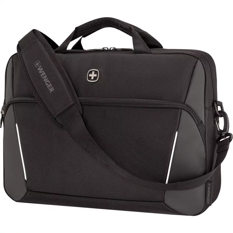 Kannettavan tietokoneen salkku Wenger XE Compact Brief 16 tablettilokerolla, musta
