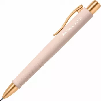 Klipsikiinnitteinen kuulakärkikynä painomekanismilla Faber-Castell 241187 sininen rose