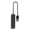 USB 2.0 -keskitin Gembird UHB-U2P4-06 — 4 porttia, kompakti USB-laajennus