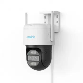 IP-turvakamera Reolink TrackMix Series G765 HD — 4 MP, 2560×1440, 6x optinen zoom, moottoroitu AF, yönäkö 30 m, PoE/DC, 5100 mAh akku, kupu, ulkokäyttöön
