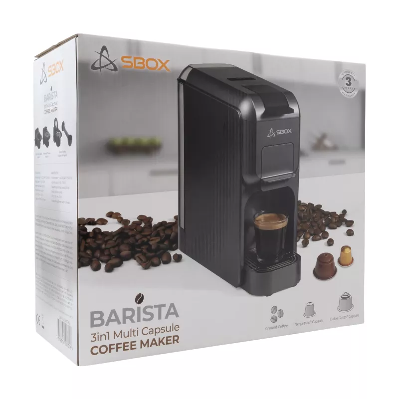 Kahvinkeitin SBOX 1,5L CM-719 Barista musta