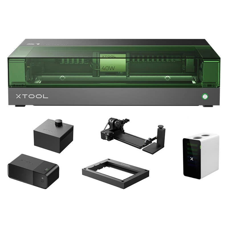 Lasergravaaja 2-in-1 xTool S1 40W - All-in-One-sarja (musta)