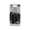 Sbox H-204 USB 4-porttinen keskitin musta