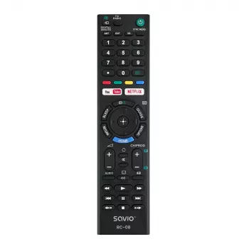 Savio RC-08 -kaukosäädin TV painikkeet