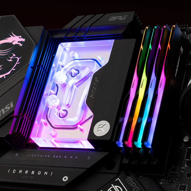 EK Waterblocks EK-Quantum Velocity2 D-RGB - AM5, nikkeli + akryyli