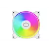 Cooler Master MasterFan MF120 Halo2 White Edition MFL-B2DW-21NP2-R2 120 mm ARGB-koteloviuhka, 27 dB, 51,88 CFM, valkoinen