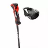 Laskettelusauvat Leki 3D AIRFOIL musta/punainen 120 cm