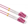 VALUE kuituoptinen kaapeli 50/125µm OM4 - LC/LC - low-loss-liittimet - violetti - 7 m