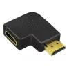 HDMI-liitinsadapteri LOGILINK AH0008 — HDMI - HDMI, musta, kullatut koskettimet