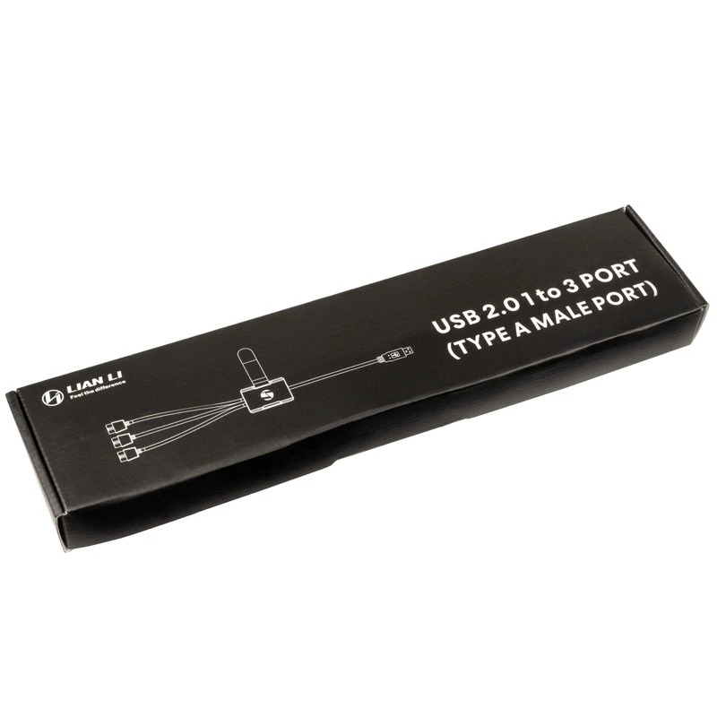 USB-keskitin Lian Li PW-U2TPAB Type-A uros 1-3 IDC 9-pin