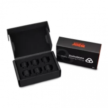 Thermal Grizzly DeltaMate Extender MF14 – vesijäähdytysliitäntä, musta, 6 kpl (TG-DM-FIT-6007)