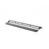 Lanberg PPU5-0024-B - RJ-45 - Cat5, Cat5e - musta - metalli - räkkiasennus - 0,5HE (PPU5-0024-B)