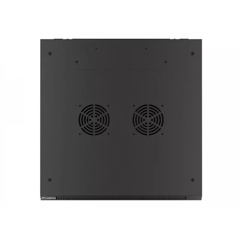 Seinäasennettava kaappi LANBERG WF01-6618-10B, 18U, 600×600×907 mm, musta, 60 kg