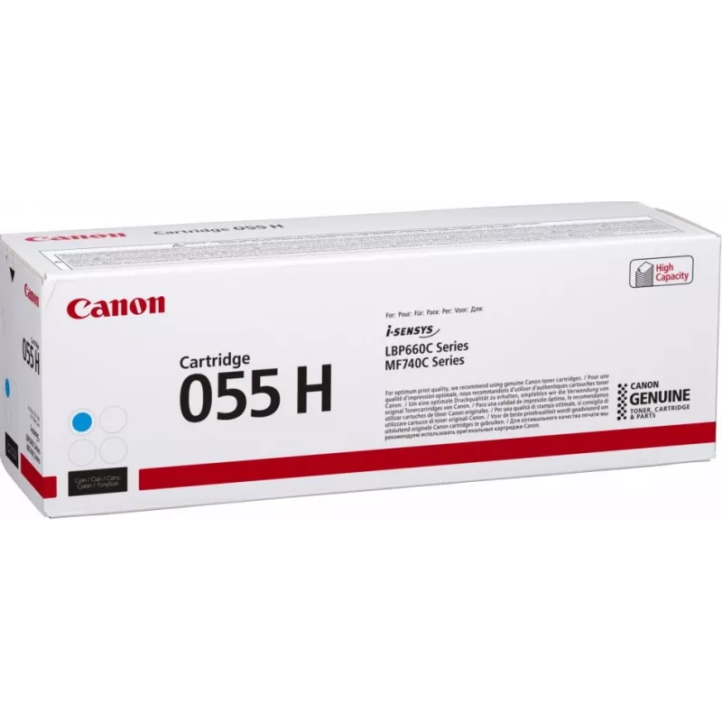 Canon 055H värikasetti 1 kpl alkuperäinen syaani