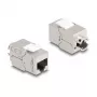 DeLOCK Keystone-moduuli RJ45-liitäntä LSA Cat.6A ohut työkaluton