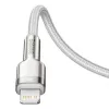 Baseus Cafule kaapeli 2m Lightning USB C pikalataus tiedonsiirto