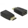 Sovitin HDMI (uros) > HDMI (naaras), EDID-emulaattori (musta)