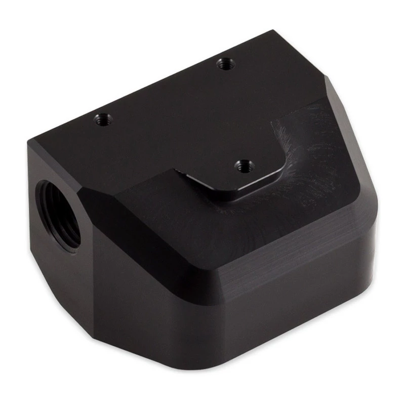 Virtausanturi Aqua-Computer high flow 2, 2x G1/4 – hopea/musta