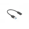 USB-kaapeli Lanberg AD-UC-UA-03 USB 3.2 Gen 1 0,15 m